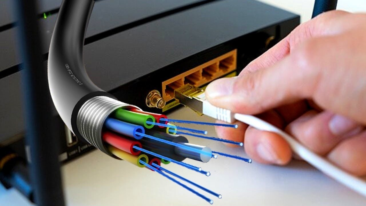 تفاوت سرعت اینترنت فیبر نوری با اینترنت عادی + فیلم