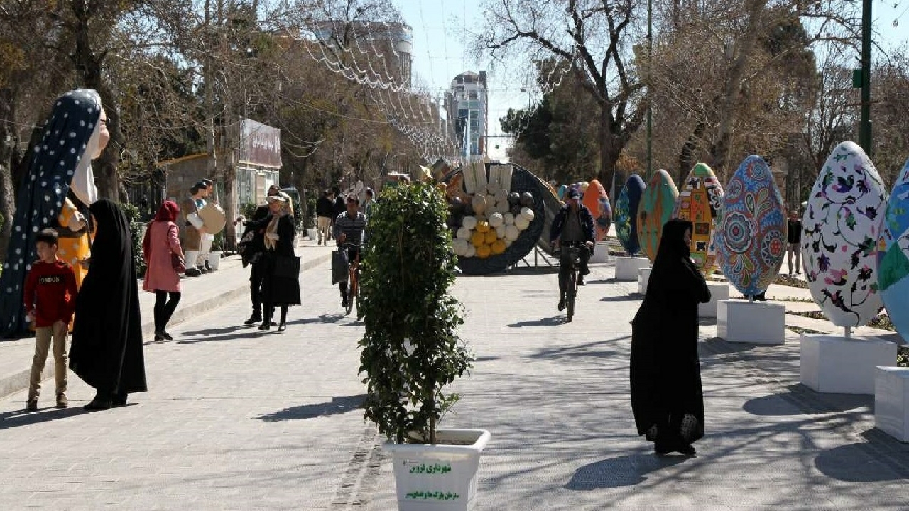جانمایی ۷۰ نماد هنری برای ایام نوروز در قزوین