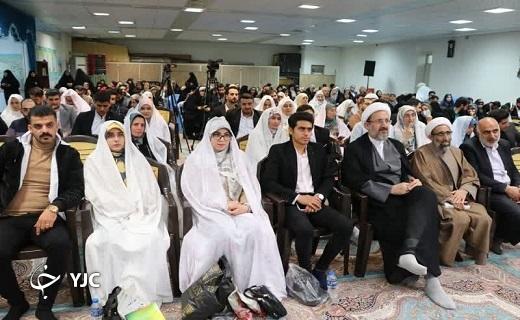 جشن ازدواج دانشجویی در مسجد مقدس جمکران