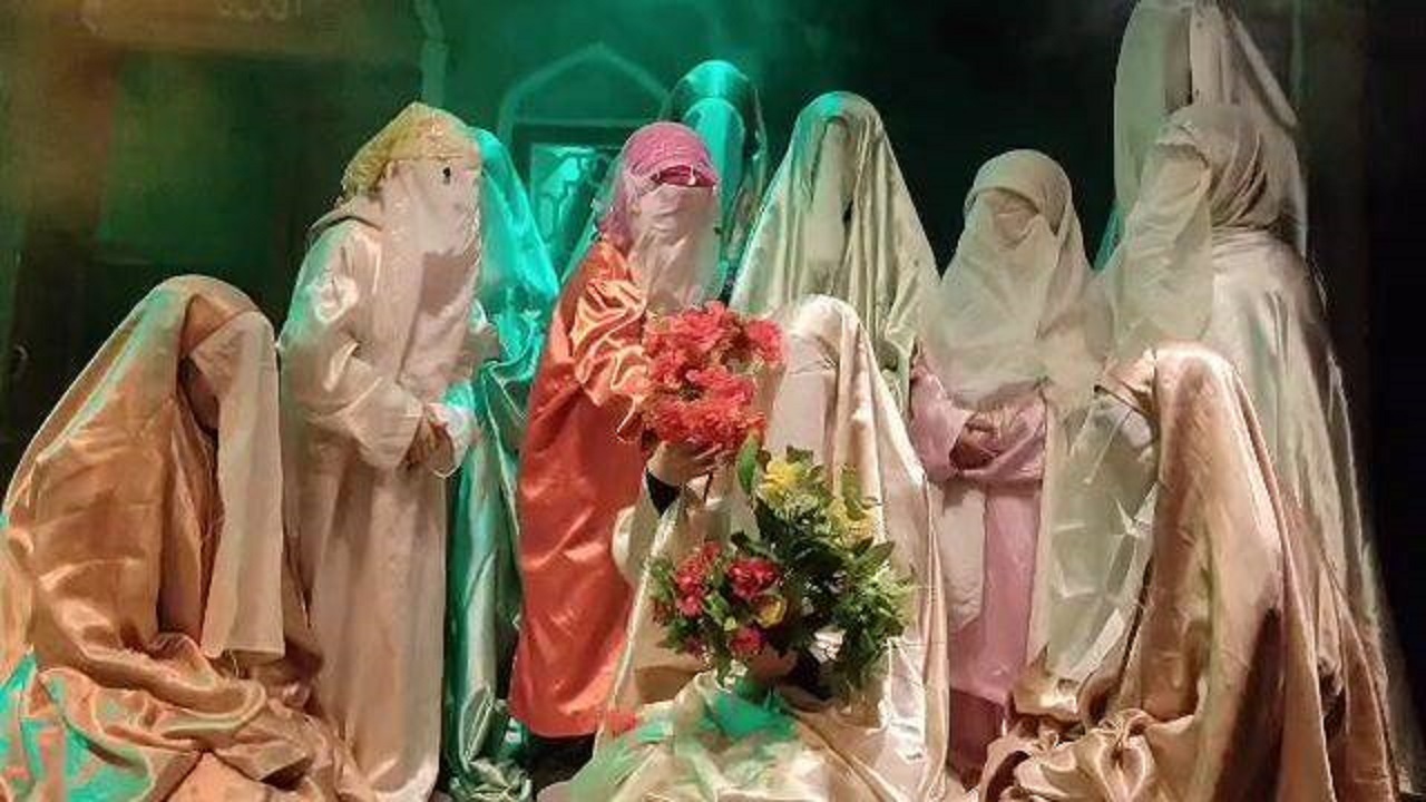 اجرای نمایش عطر نرگس در روستای کفسان در آستانه نیمه شعبان + تصاویر