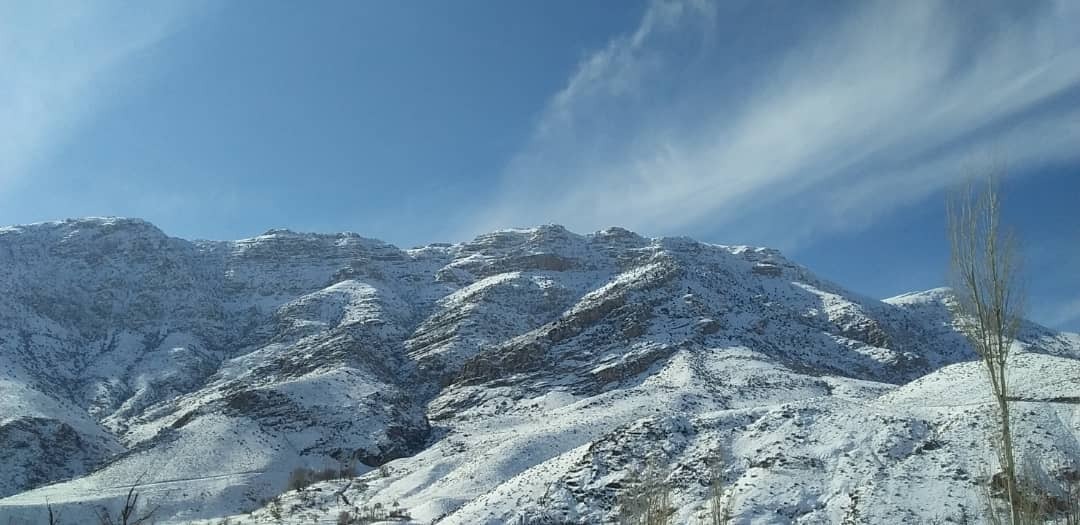 نمای برفی در روستای خسرود