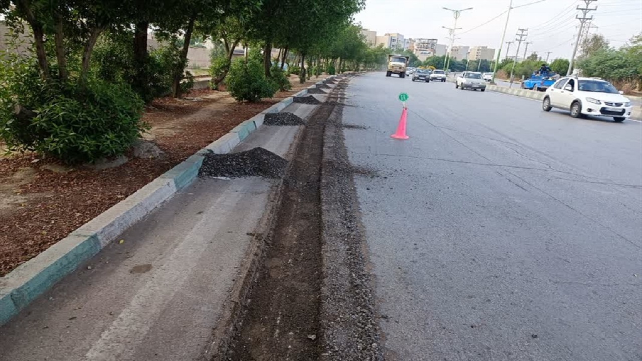 دردسر ساز شدن حفاری آسفالت جهت انجام پروژه شهری در هرسین + تصویر