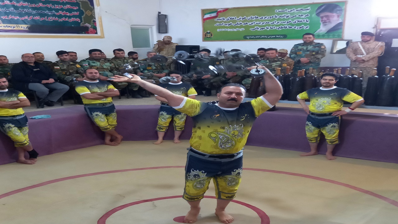 نائب قهرمانی باستانی کاران مراغه در مسابقات ارتش