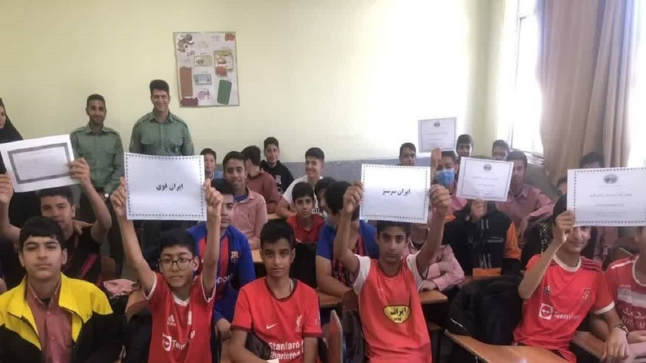 پویش ایران سرسبز-ایران قوی در مدرسه شهید سلیمانی ارزوئیه 
