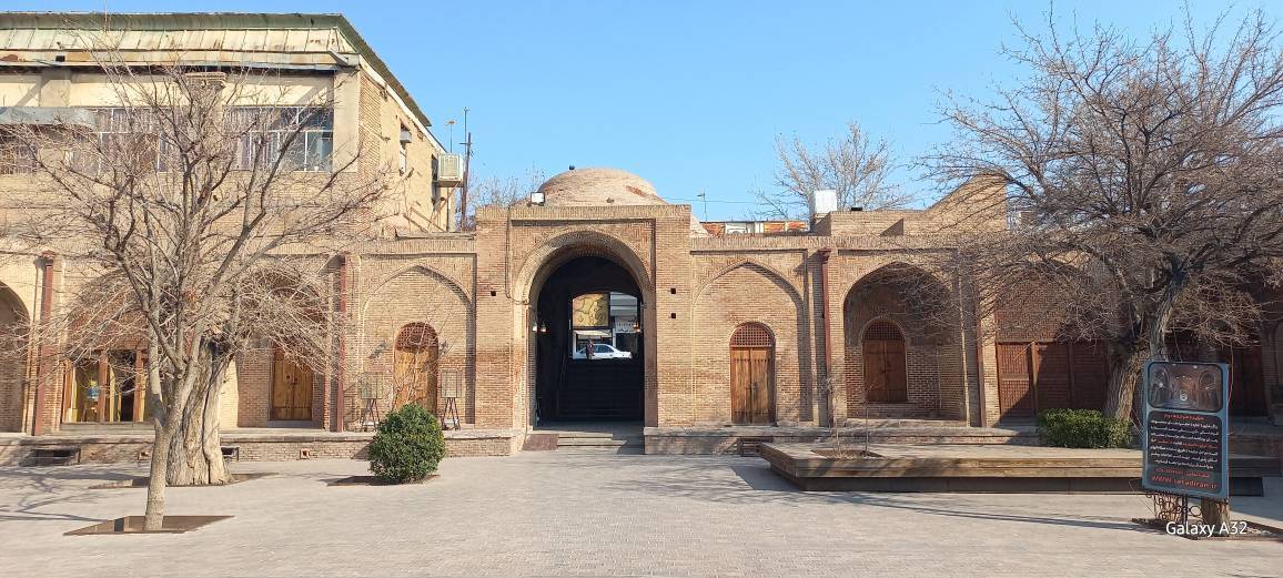 تصویری از سرای سعدالسلطنه قزوین