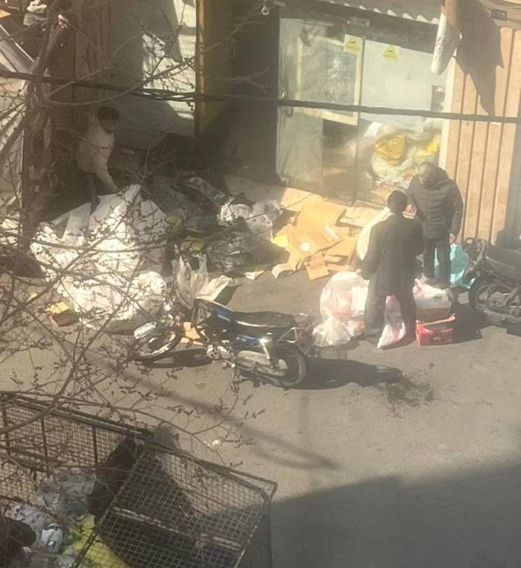 آلودگی محیط زیست توسط معازه تفکیک زباله