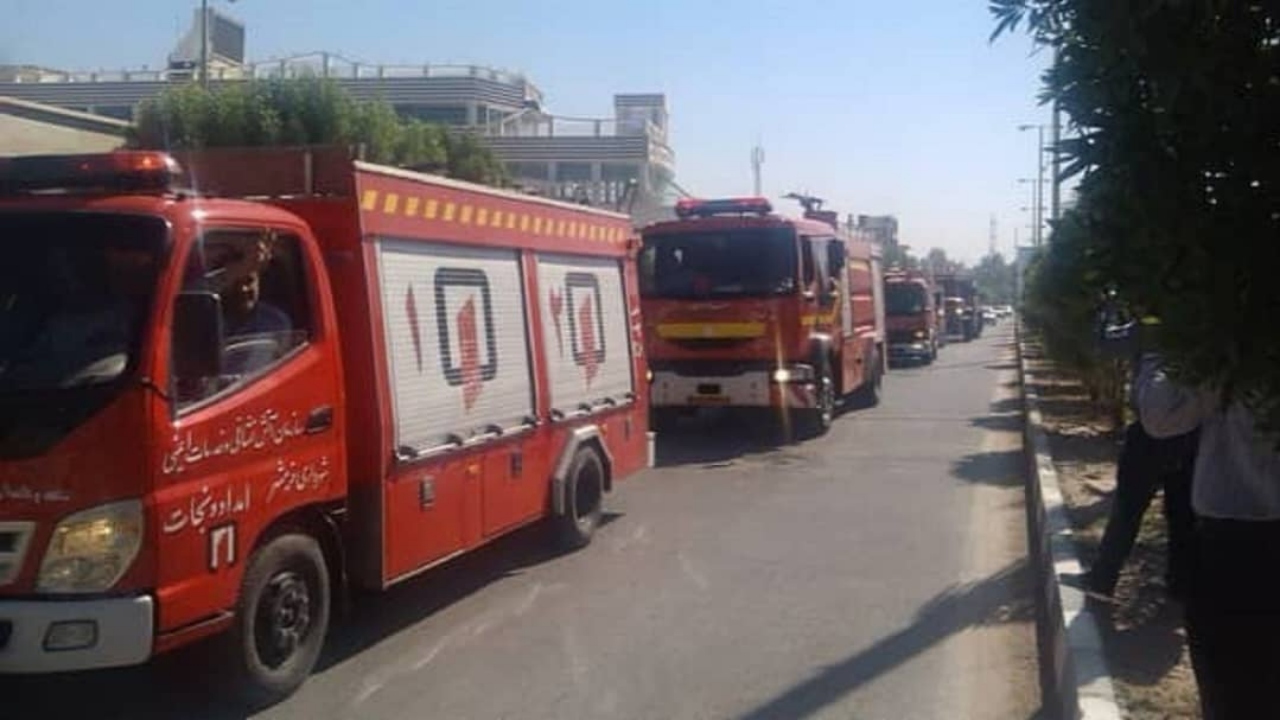 آتش نشان خرمشهر در آماده باش کامل قرار گرفتند