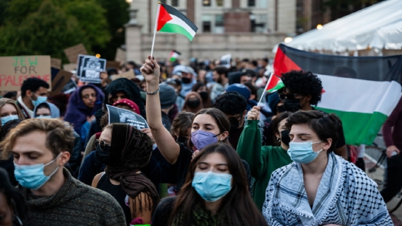 شکایت از دانشگاه کلمبیا به دلیل تعلیق دو گروه دانشجویی حامی فلسطین