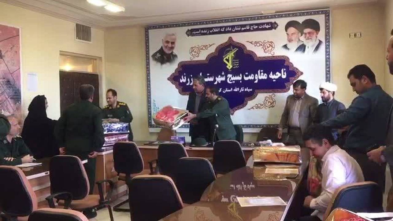 تجلیل از گروه جهادی دامپزشکی در زرند