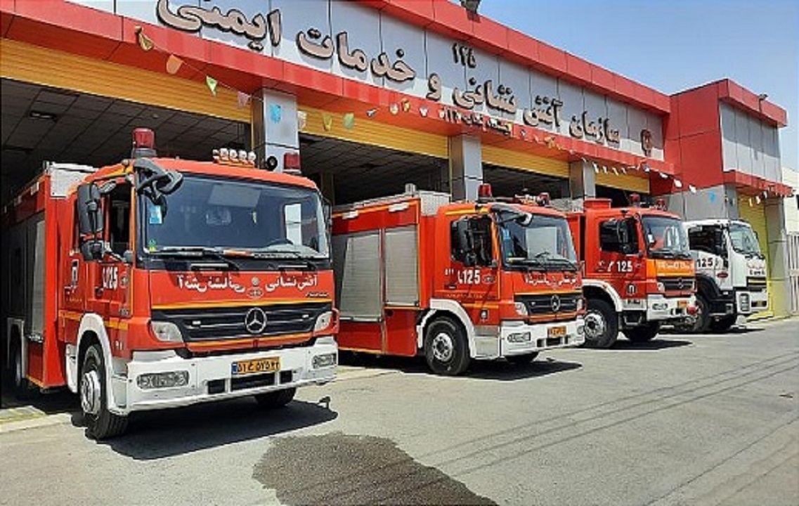 آتش نشانی زنجان در چهارشنبه آخر سال ۱۰۰ عملیات انجام داد