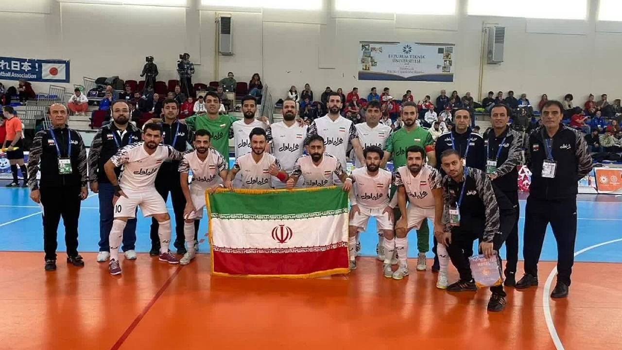 فوتسالیست‌های ناشنوای ایران قهرمان جهان شدند