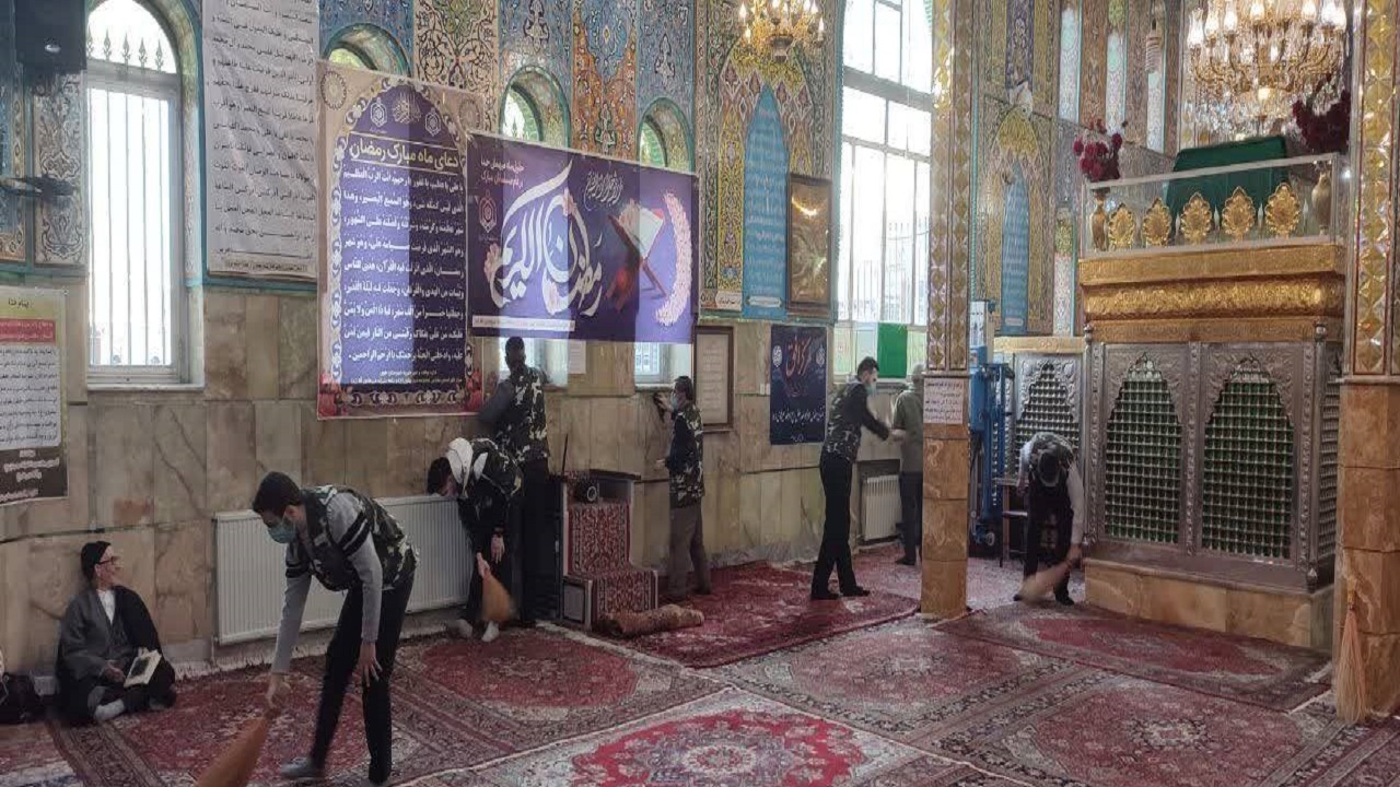 امامزاده بهلول در روزهای ماه مبارک رمضان