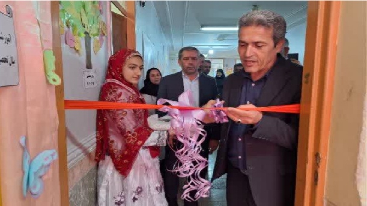 افتتاح دو اتاق بهداشت در مدارس باغملک و قلعه تل