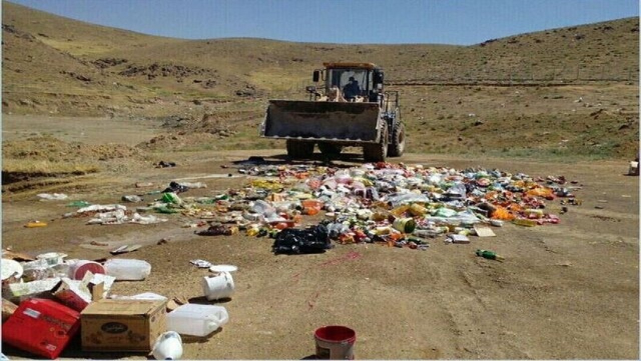 ۱۰ تُن فرآورده‌های لبنی تاریخ گذشته در نیشابور معدوم شد