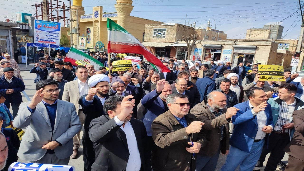 راهپیمایی محکومیت جنایات رژیم صهیونیستی در چهاربرج + فیلم و تصاویر