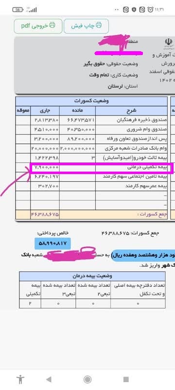 فیش حقوق