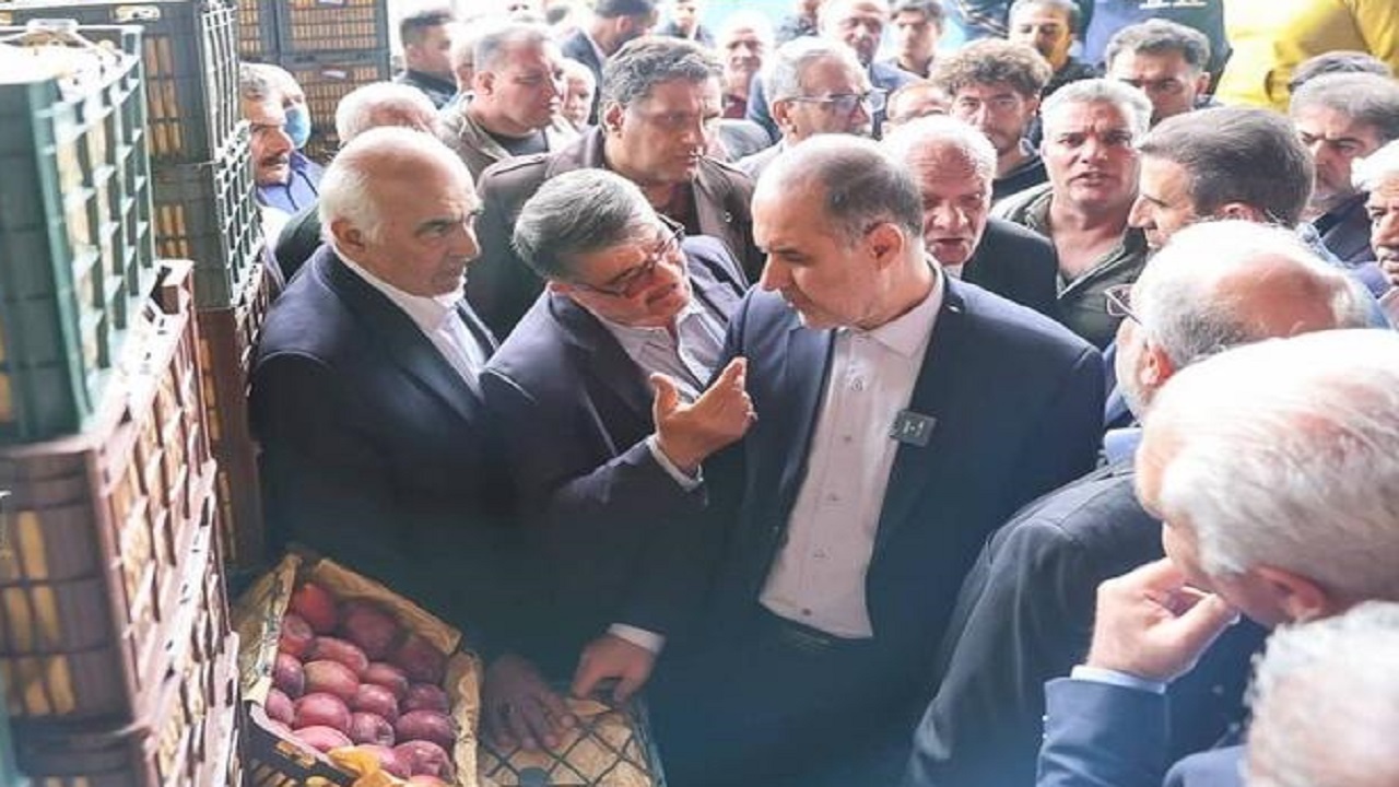 قائم مقام سازمان بازرسى از میدان مرکزى میوه و تره‌بار بازدید کرد