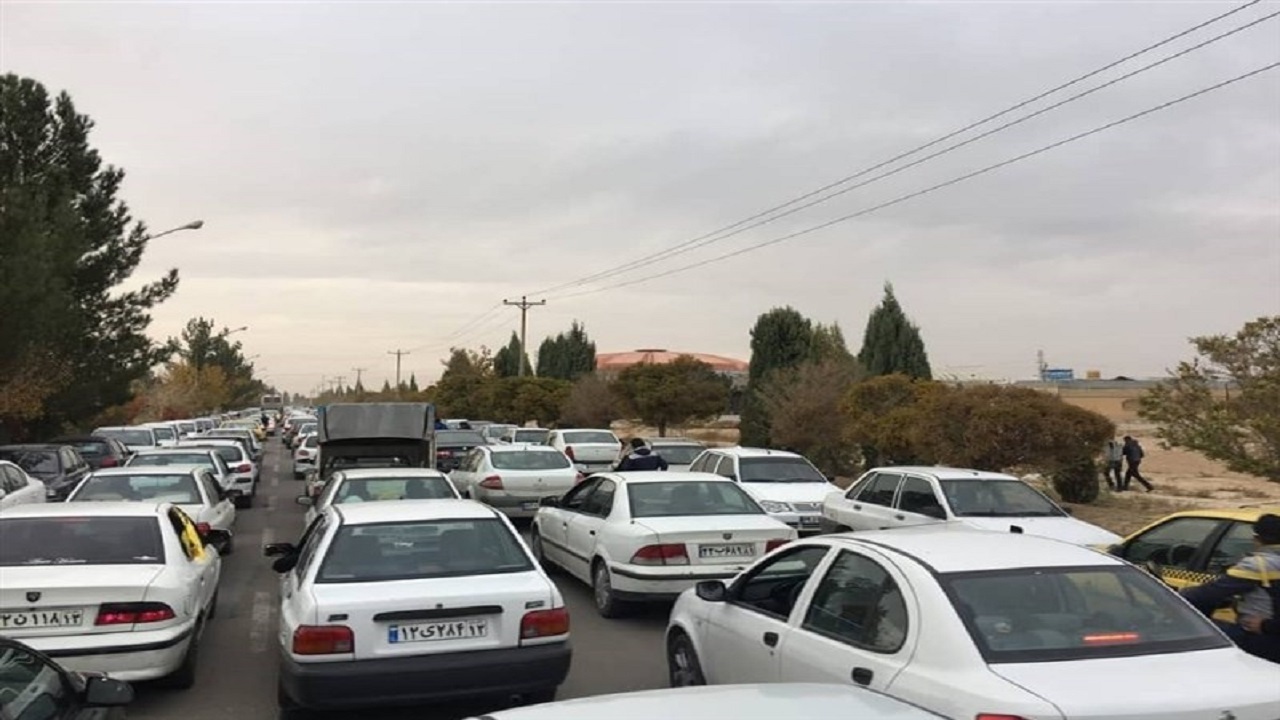 رفع مشکل ترافیک در آرامستان بروجن