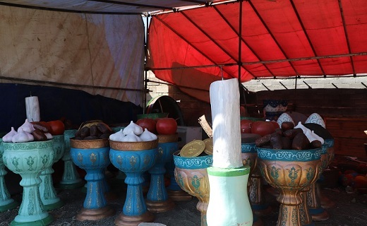 نصب بیش از ۱۱۰ اِلمان نوروزی در سنندج + تصاویر
