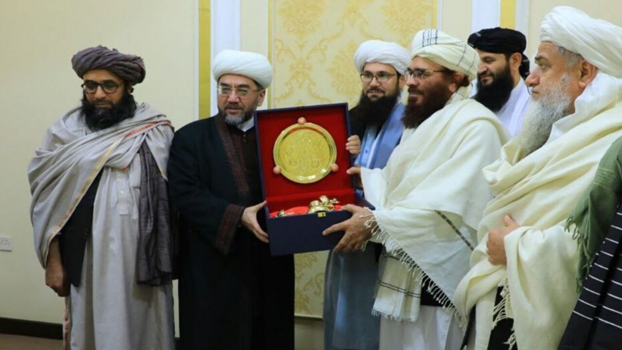 دیدار سرپرست وزارت حج و اوقاف طالبان با مفتی اعظم ازبکستان