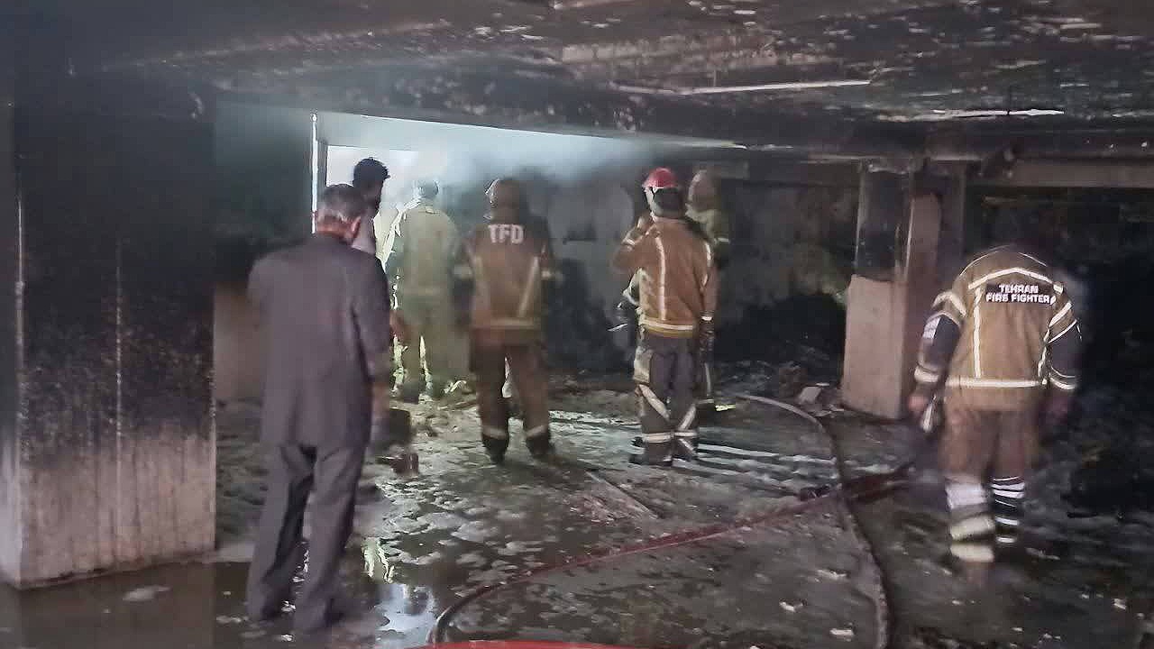 حریق در انبار چلوکبابی معروف تهران