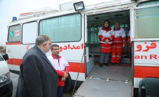بازدید استاندار قزوین از پیاده راه سبزه میدان و موزه چهلستون