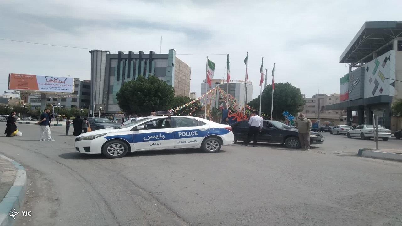 نارضایتی مردم از محدودیت های ترافیکی در آبادان