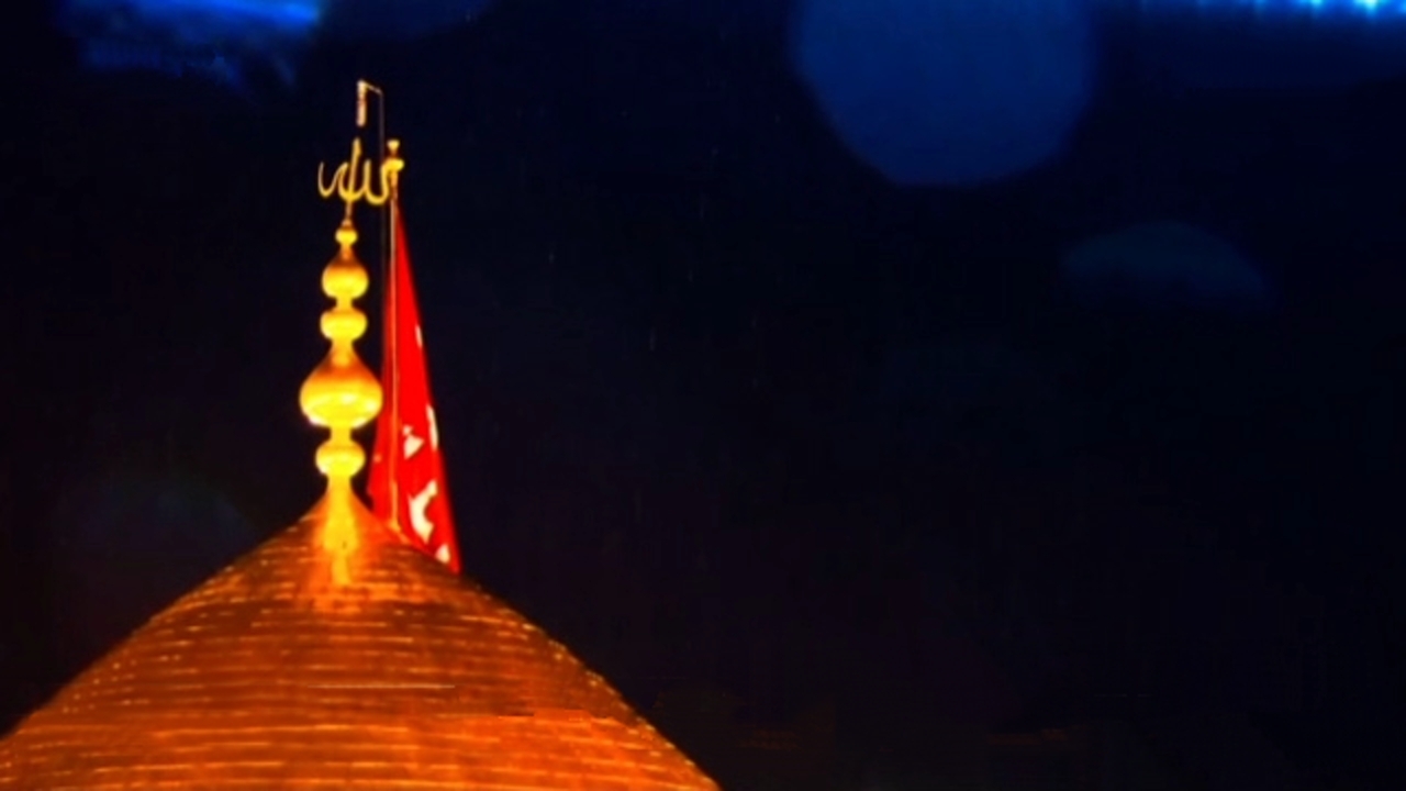 تصاویری از بارش رحمت الهی در کربلا