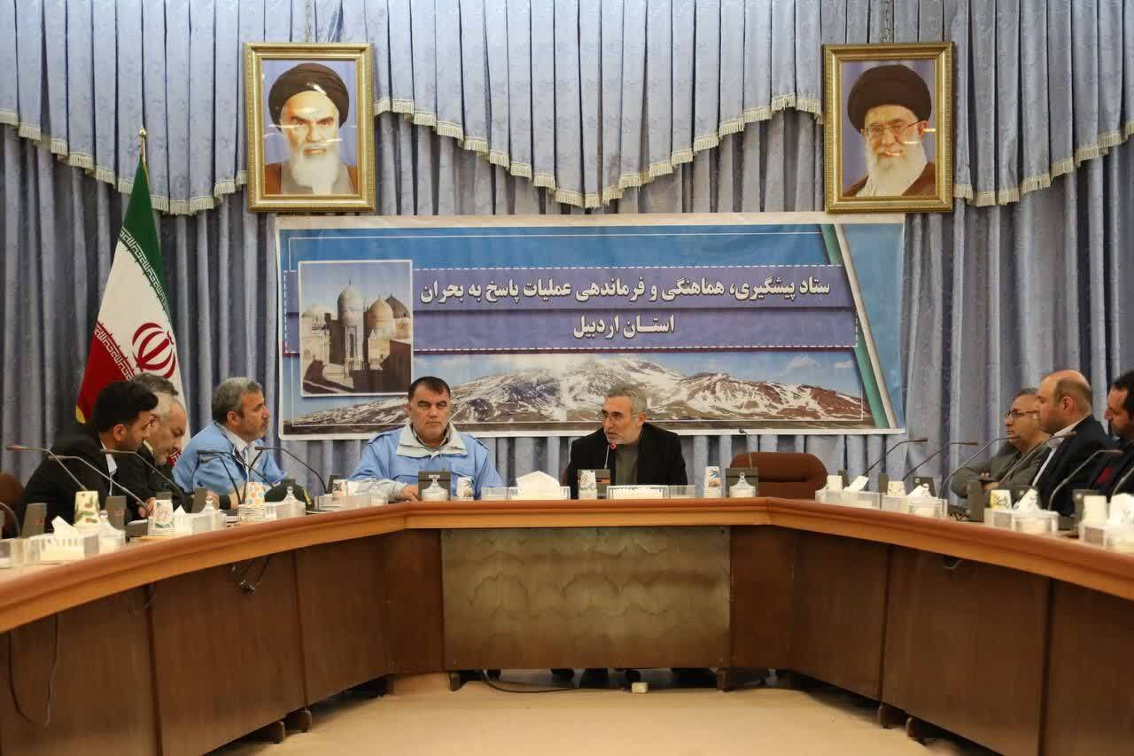 دستگاه‌ها برای حضور مسافران نوروزی در اردبیل برنامه‌ریزی کنند/ آمادگی در مقابل مشکلات آب‌وهوایی ضروری است