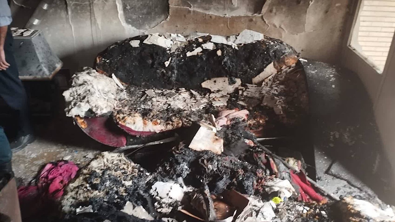 جان باختن یک نفر در طعمه‌ی حریق منزل مسکونی در ایوانکی