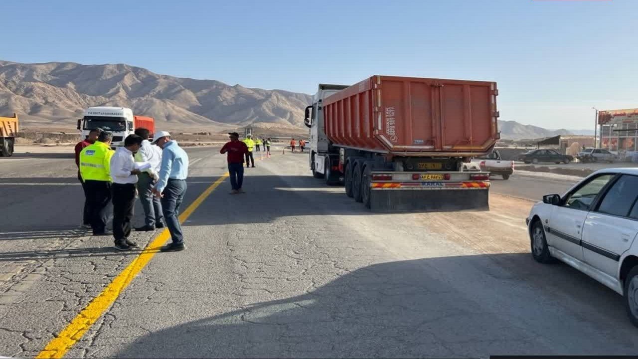 باند دوم کمربندی قاین زیر بار ترافیک رفت
