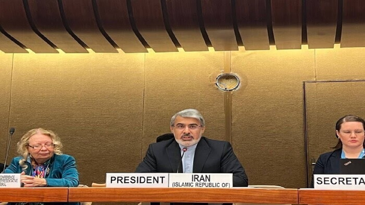 ایران، رئیس کنفرانس خلع سلاح سازمان ملل شد