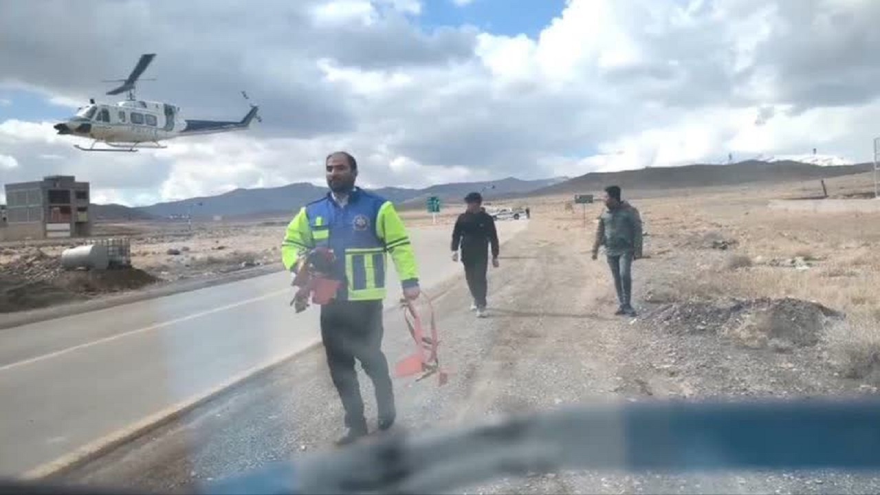 حادثه سقوط از ارتفاع در روستای نایه/ بالگرد اورژانس قم به پرواز در آمد