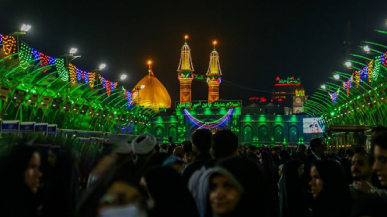 نیمه شعبان همراه با «سدره» در کربلای معلی