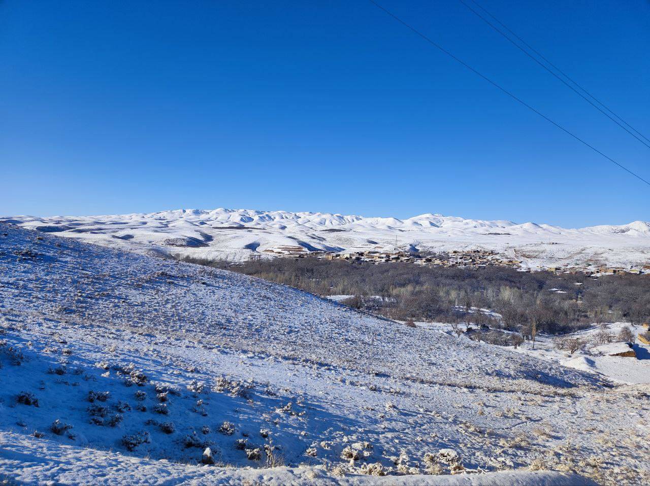 سفیدپوش شدن روستای گردشگری توآباد در آخرین ماه از فصل زمستان سفیدپوش شدن روستای گردشگری توآباد در آخرین ماه از فصل زمستان