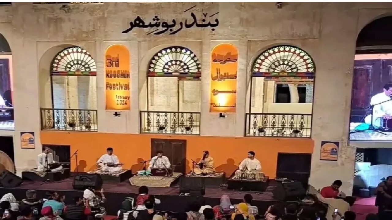 کنسرت شب موسیقی افغانستان در فستیوال موسیقی بوشهر