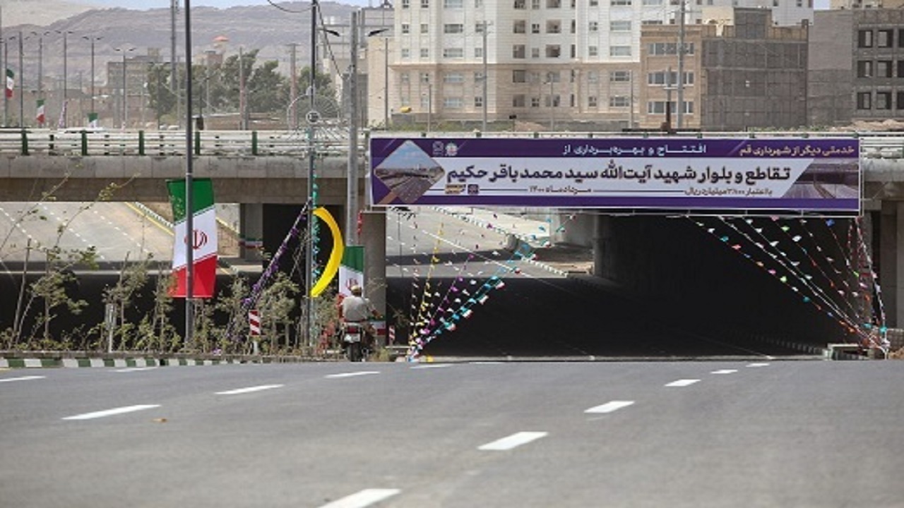 مسیر دسترسی بلوار پیامبر اعظم (ص) به محور فردوسی قم به زودی تکمیل می‌شود