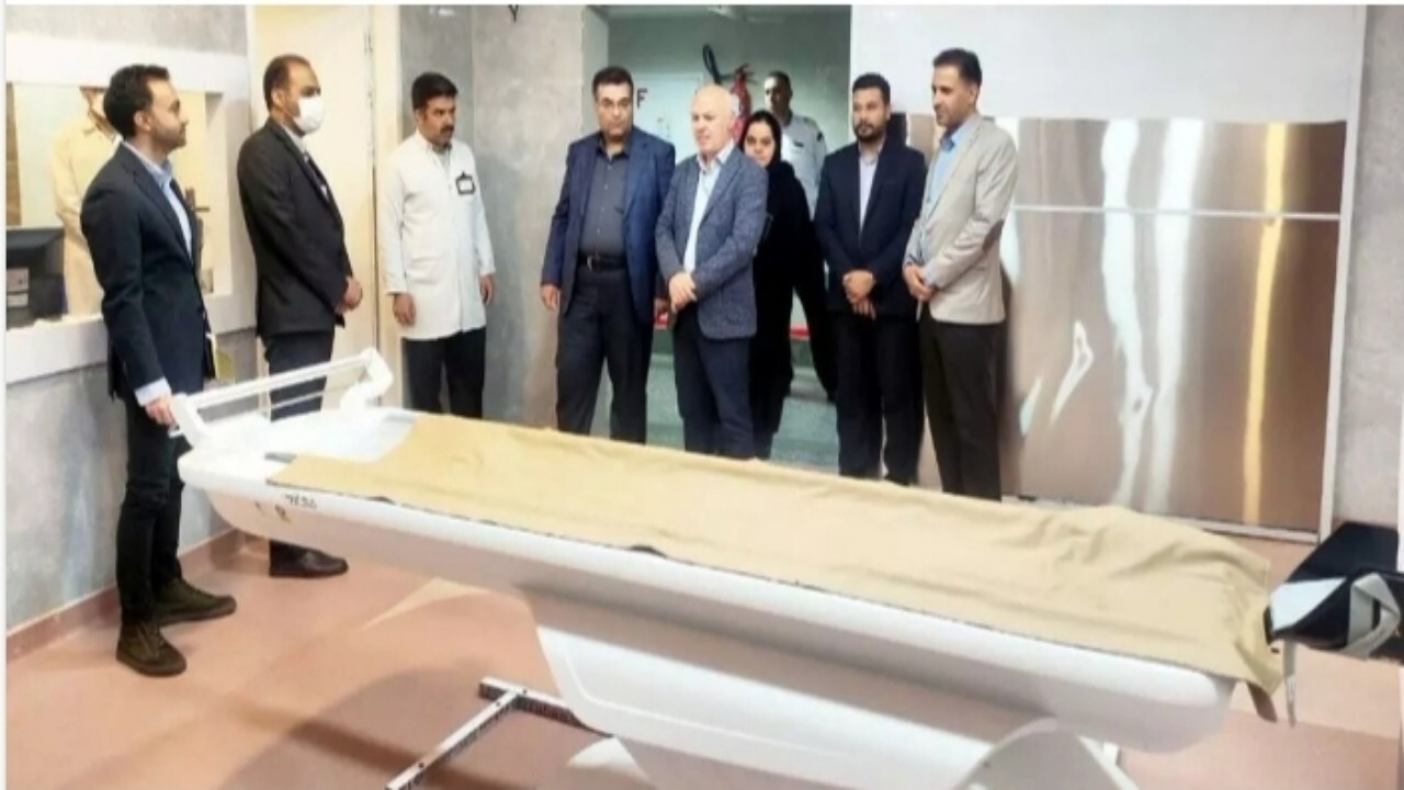 بهره‌برداری از یک دستگاه سی‌تی‌اسکن در بیمارستان باهنر کرمان