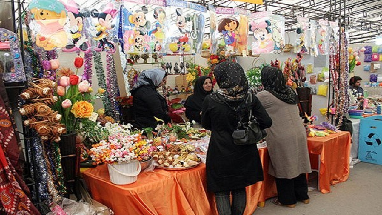افتتاح بازارچه نوروزی ویژه بانوان سرپرست خانوار و کارآفرین در گرگان