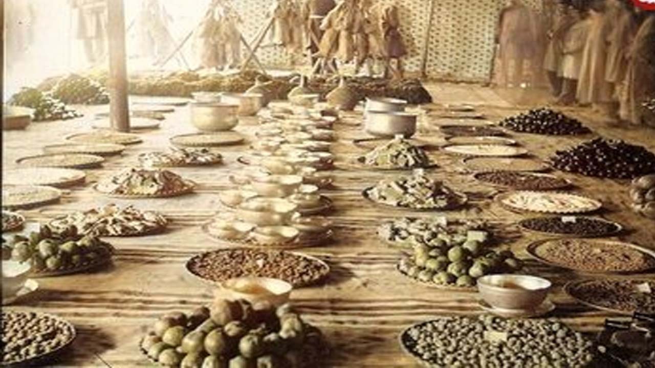 تصویری قدیمی از جشن نیمه شعبان در دوره قاجار