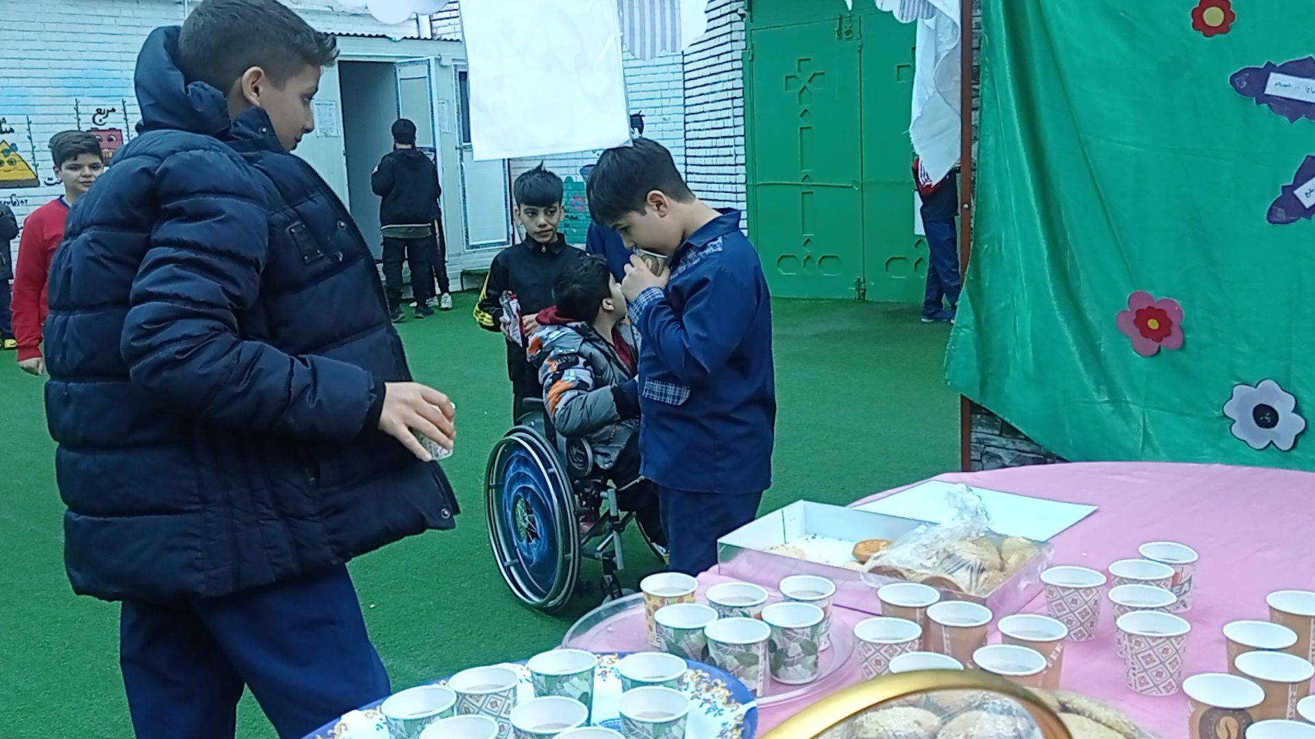 ایستگاه صلواتی در مدرسه