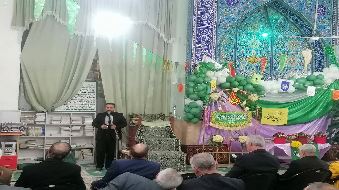 جشن نیمه شعبان در مسجد جامع ماهدشت برگزار شد + فیلم و تصاویر
