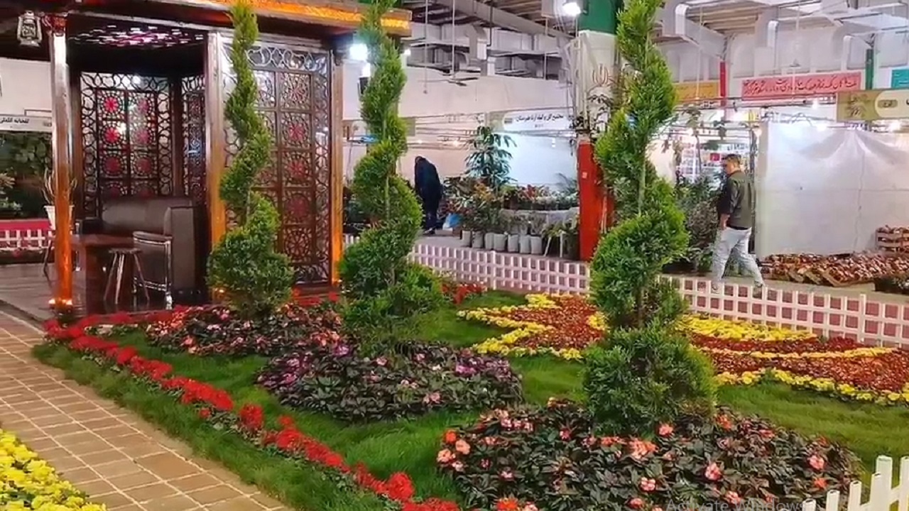 آغاز به‌کار نهمین نمایشگاه ملی گل و گیاه در بابل + فیلم
