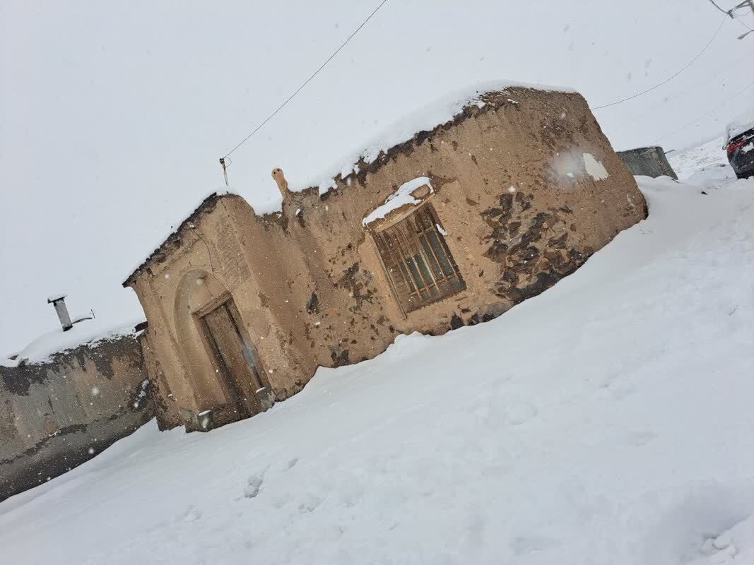 تصاویری از طبیعت زمستانی روستای مرغ چوییه نایین
