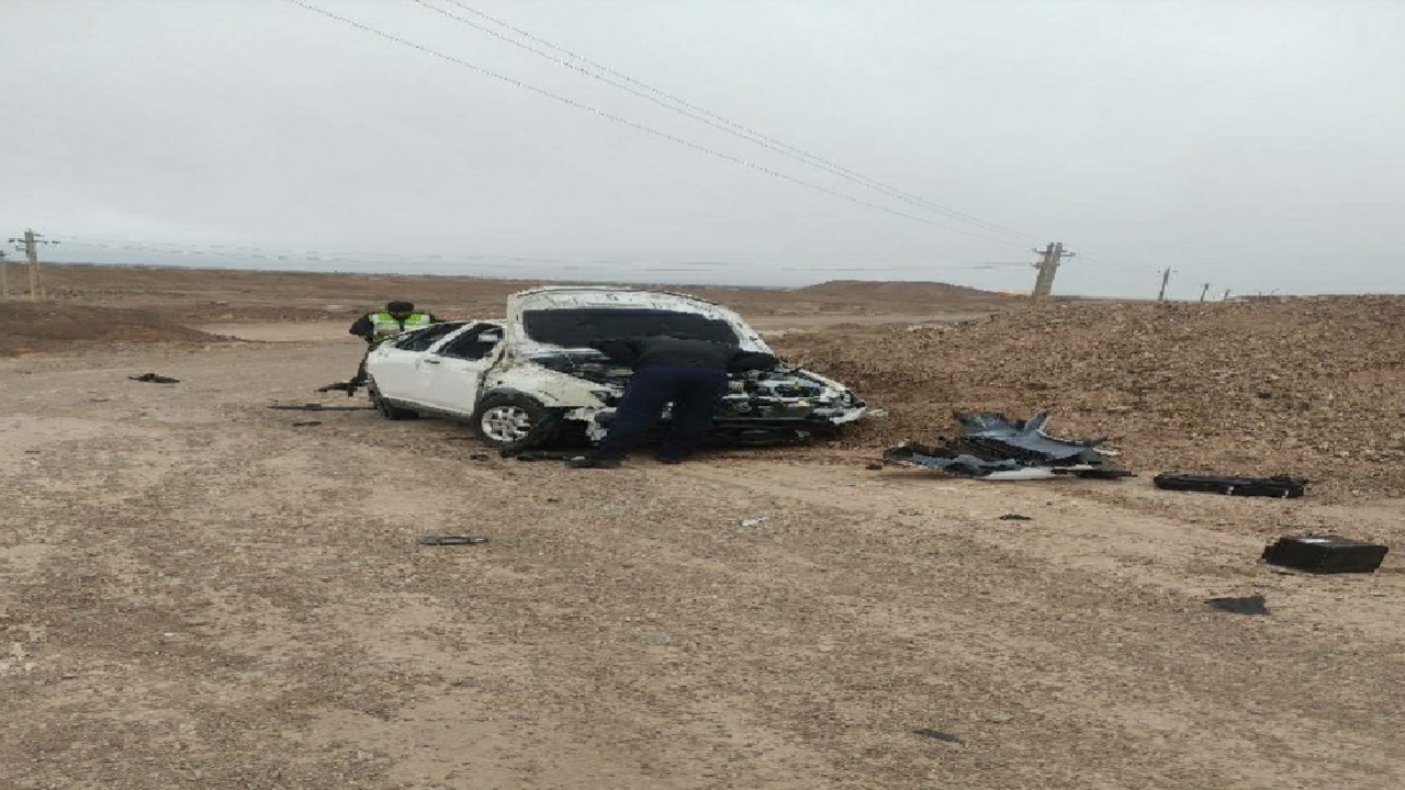 برخورد دو خودرو در اتوبان قزوین - رشت با یک فوتی