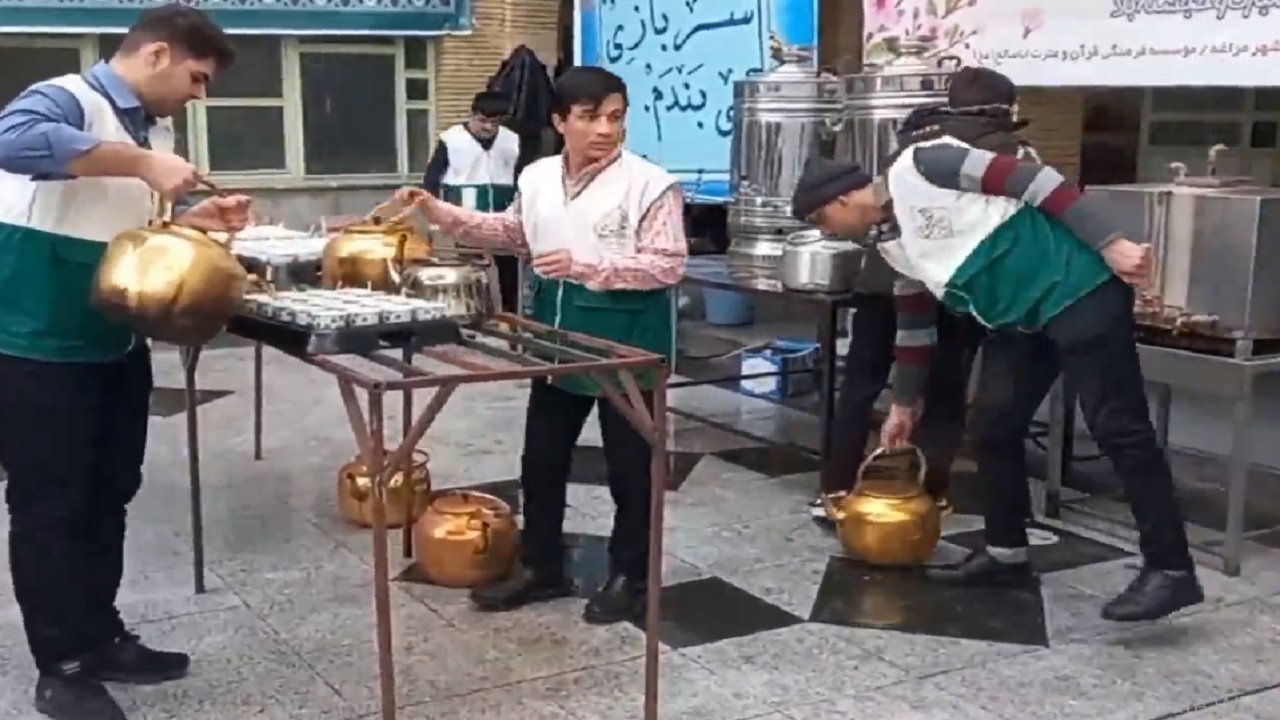 برپایی ایستگاه‌های صلواتی در مراغه