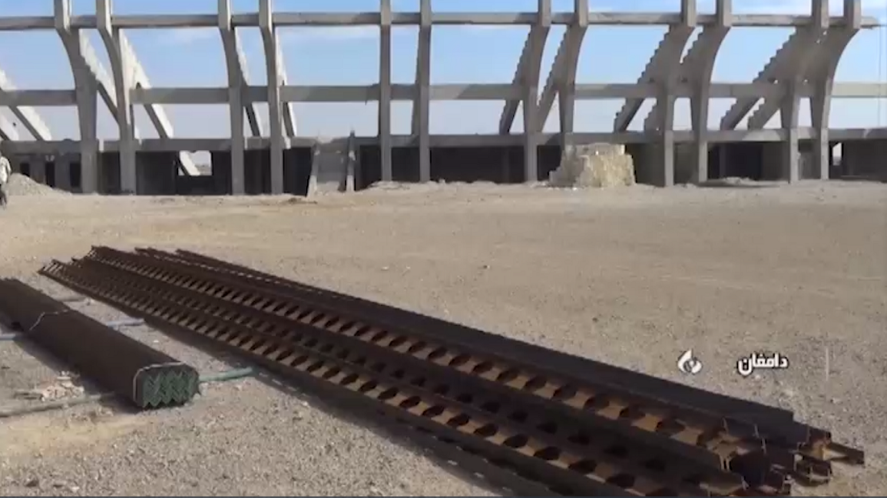 از سرگیری ساخت ورزشگاه دامغان