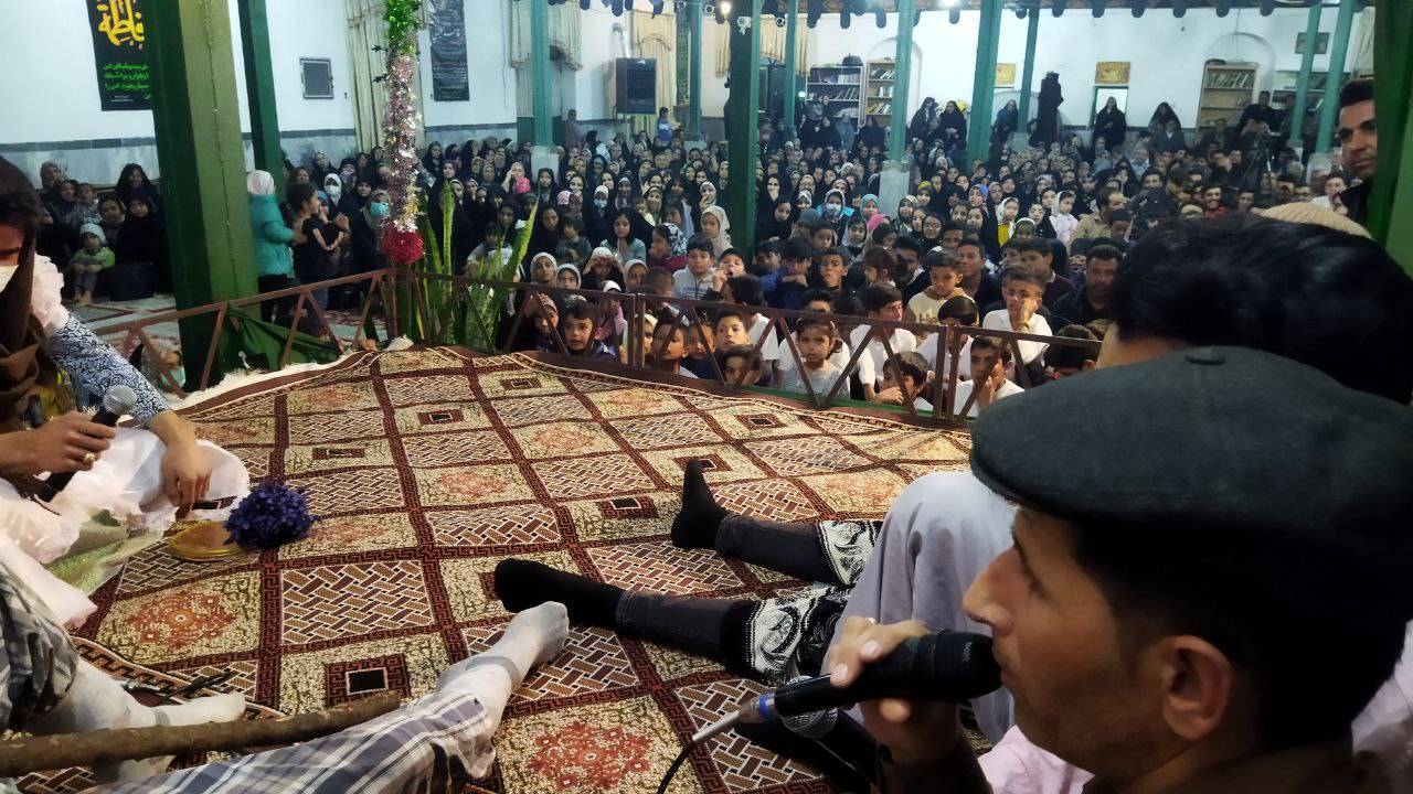 مراسم جشن و شادمانی اهالی روستای ده محمد در روز نیمه شعبان