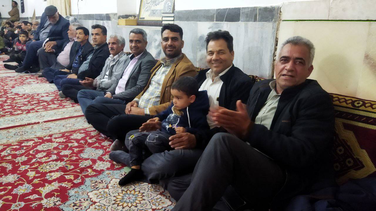 خوشحالی مردم روستای ده محمد در روز نیمه شعبان