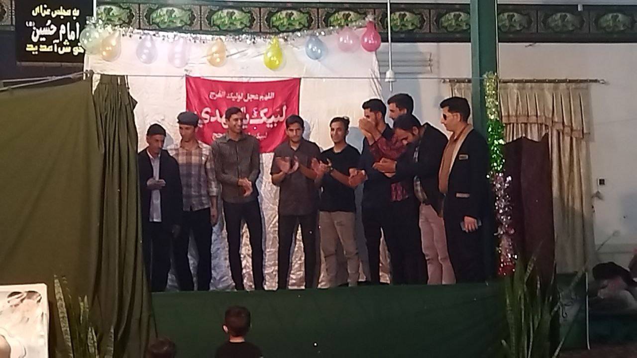 مراسم جشن نیمه شعبان در روستای ده محمد